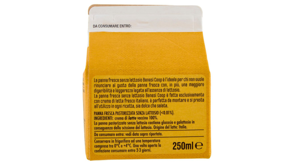 Panna Fresca Senza Lattosio* 250 Ml