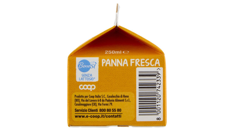 Panna Fresca Senza Lattosio* 250 Ml