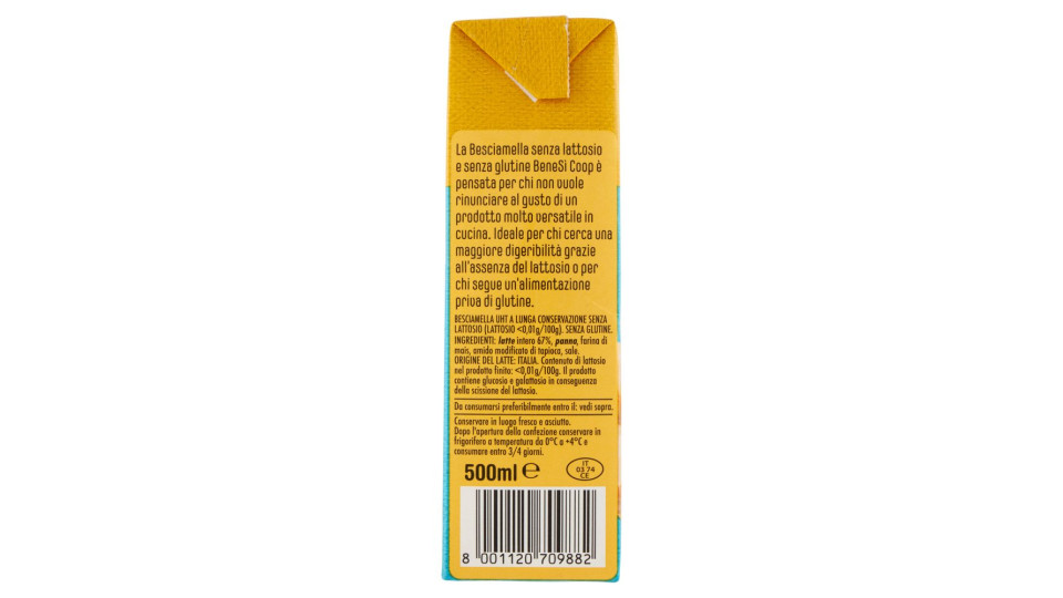 Senza Lattosio* Besciamella 500 Ml