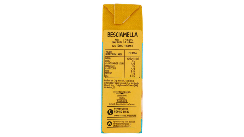 Senza Lattosio* Besciamella 500 Ml