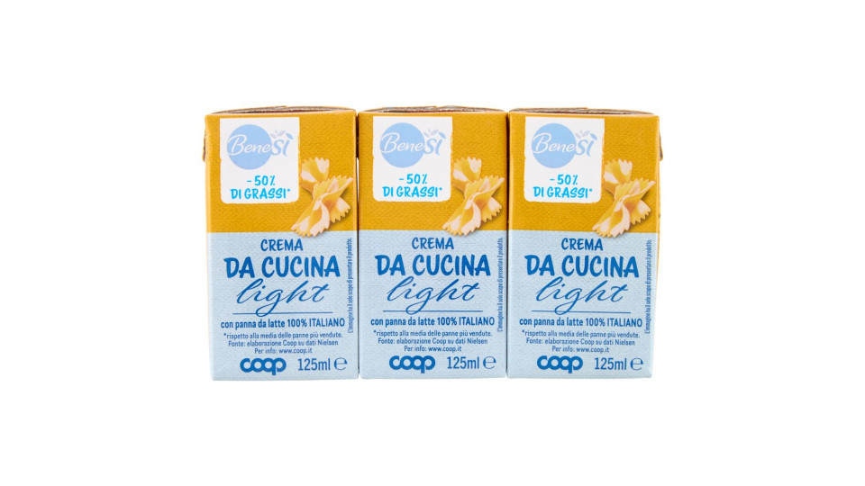Crema Da Cucina Light 3 X 125 Ml