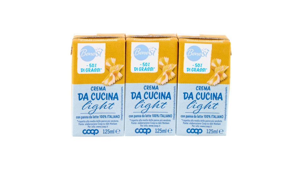 Crema Da Cucina Light 3 X 125 Ml