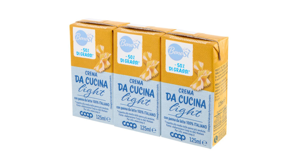 Crema Da Cucina Light 3 X 125 Ml