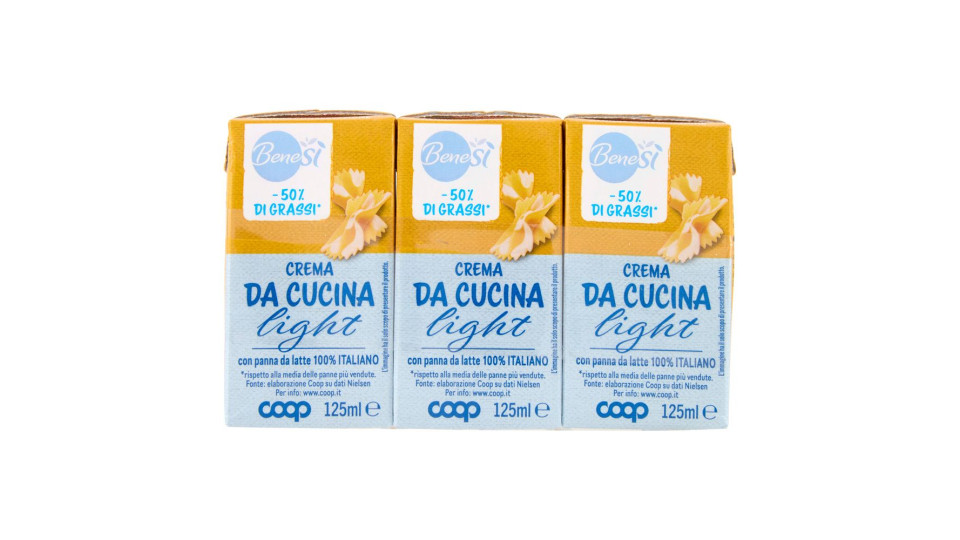 Crema Da Cucina Light 3 X 125 Ml