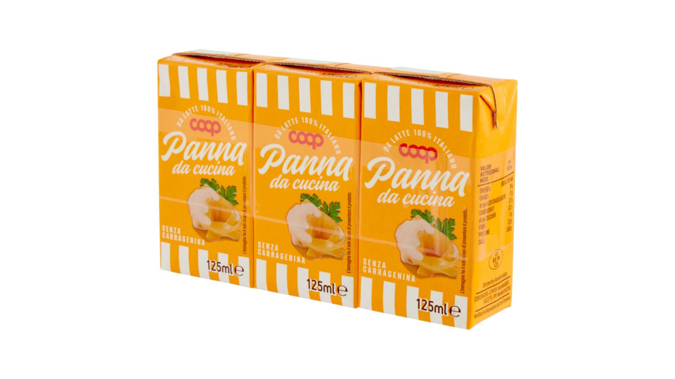 Panna Da Cucina 3 X 125 Ml