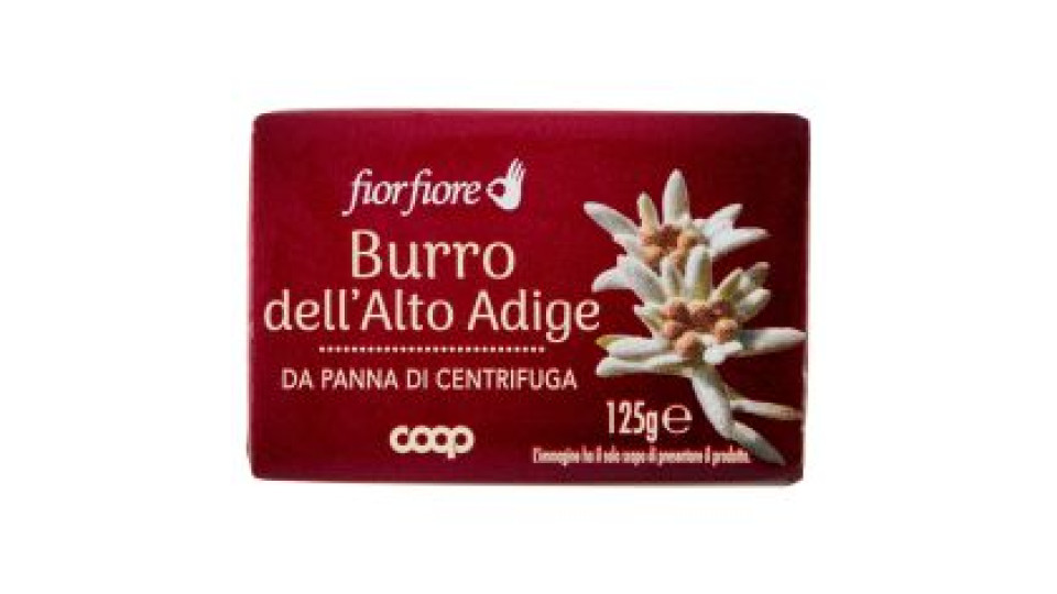 Burro Dell'alto Adige Da Panna Di Centrifuga 125 G