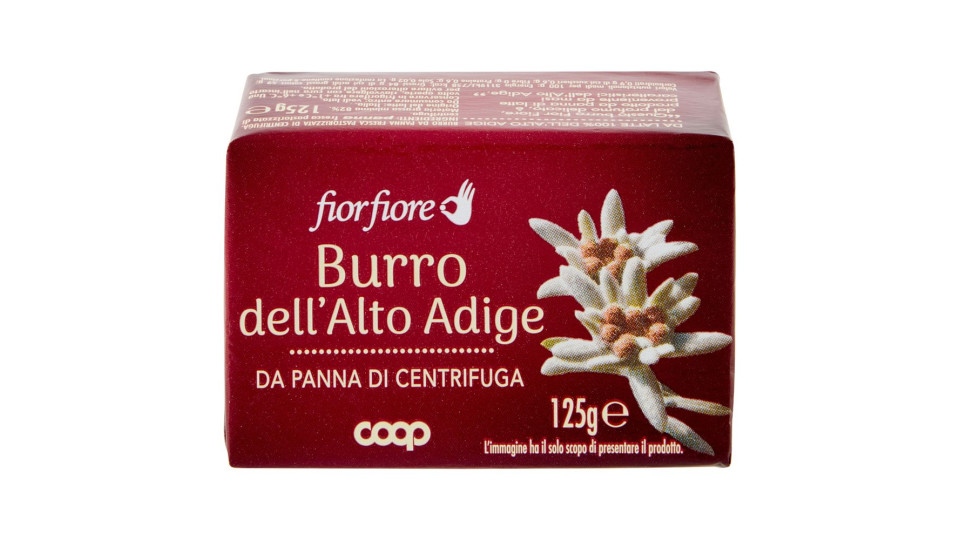 Burro Dell'alto Adige Da Panna Di Centrifuga 125 G