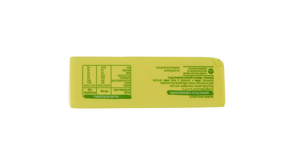 Burro Biologico 200 G