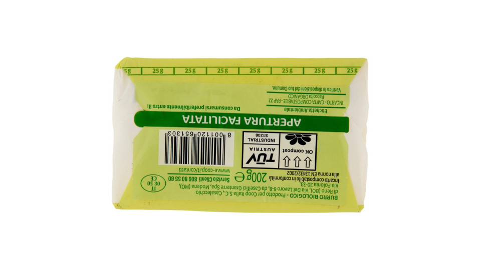 Burro Biologico 200 G