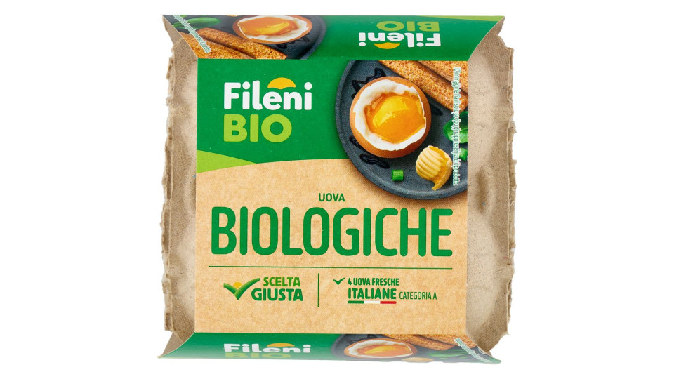 Fileni Bio Uova Biologiche 4 Uova Fresche 220 G