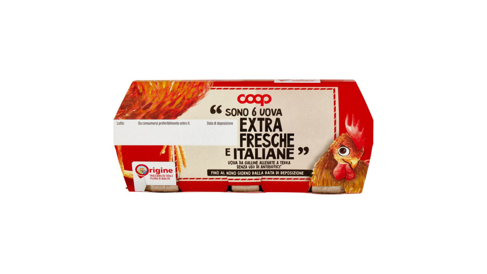 'sono 6 Uova Extra Fresche E Italiane'