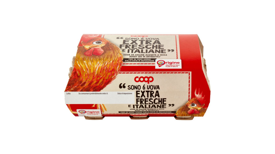 'sono 6 Uova Extra Fresche E Italiane'