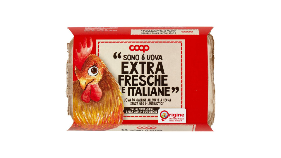 'sono 6 Uova Extra Fresche E Italiane'