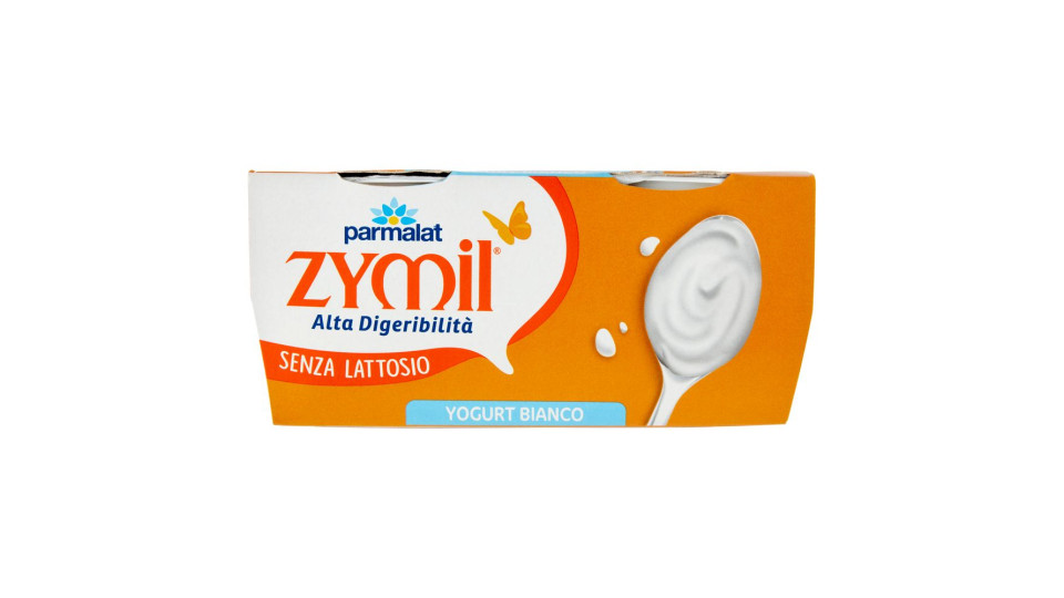 Zymil Alta Digeribilità Senza Lattosio Yogurt Bianco 2 X 125 G