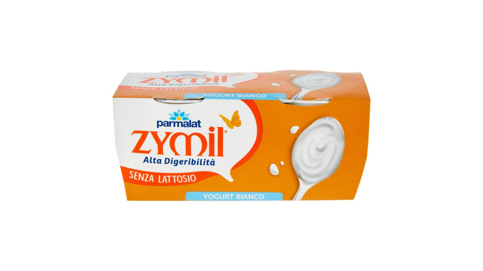 Zymil Alta Digeribilità Senza Lattosio Yogurt Bianco 2 X 125 G