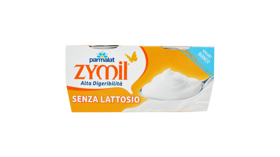 Zymil Alta Digeribilità Senza Lattosio Yogurt Bianco 2 X 125 G
