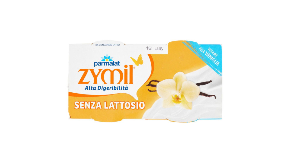 Zymil Alta Digeribilità Senza Lattosio Yogurt Alla Vaniglia 2 X 125 G