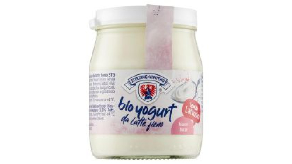 Sterzing Vipiteno Bio Yogurt Da Latte Fieno Bianco Senza Lattosio 150 G
