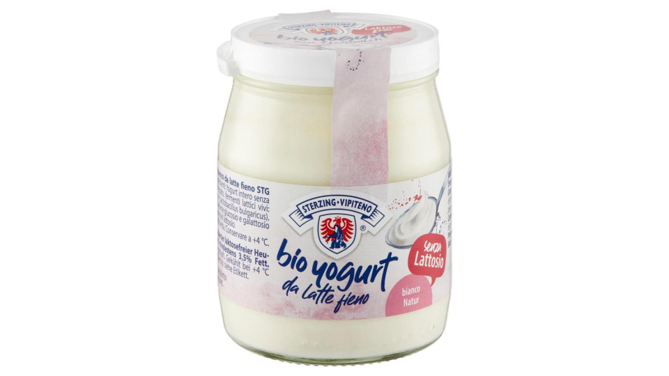 Sterzing Vipiteno Bio Yogurt Da Latte Fieno Bianco Senza Lattosio 150 G