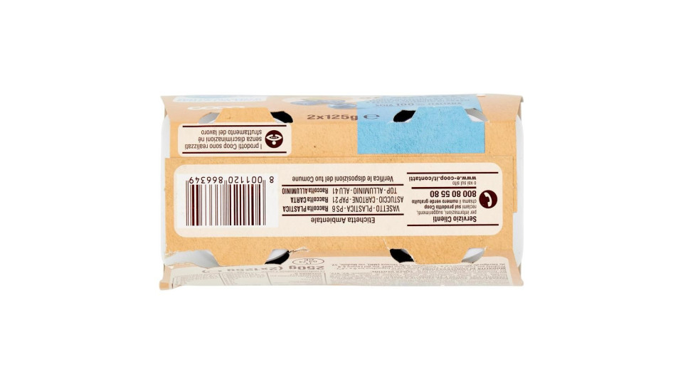 Naturalmente Senza Lattosio Soia Al Mirtillo 2 X 125 G