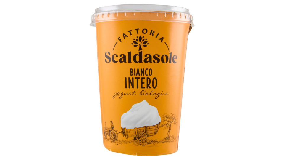Fattoria Scaldasole Bianco Intero Yogurt Biologico 500 G