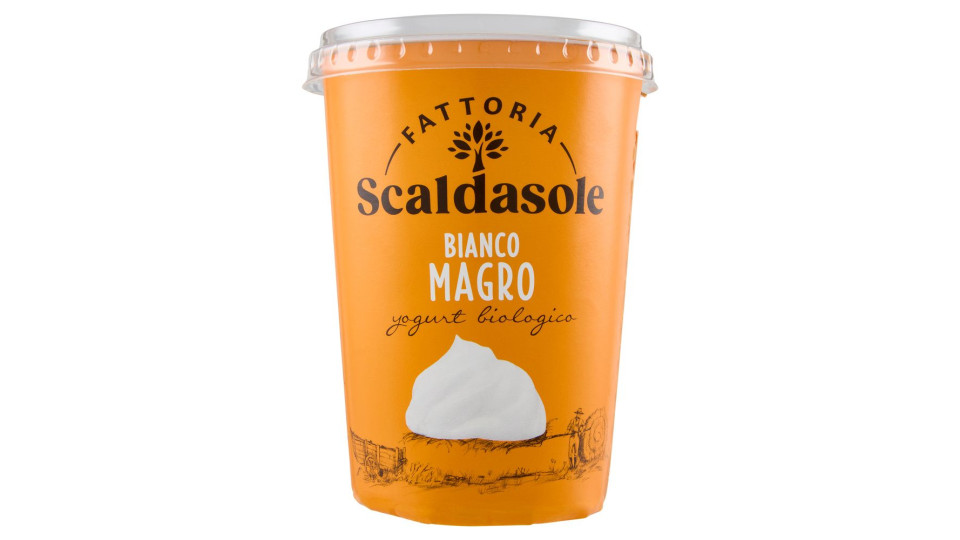 Fattoria Scaldasole Bianco Magro Yogurt Biologico 500 G