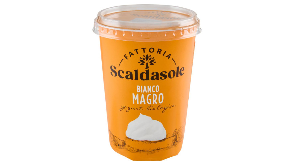 Fattoria Scaldasole Bianco Magro Yogurt Biologico 500 G