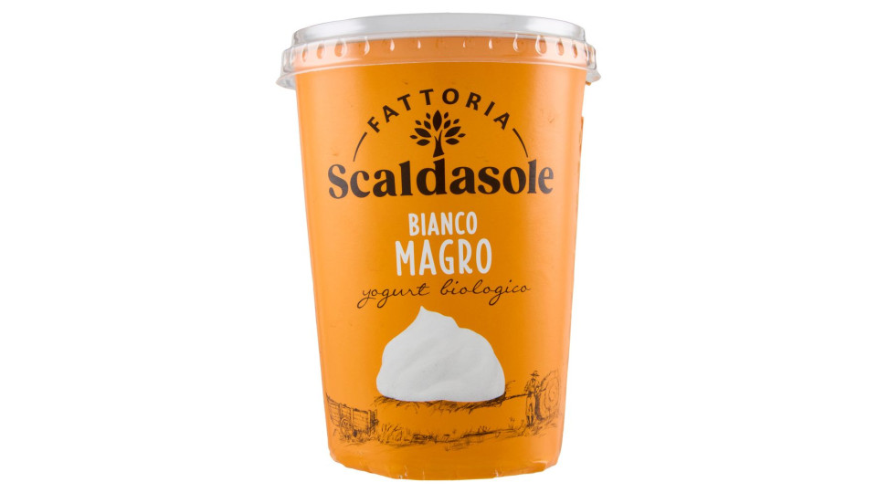 Fattoria Scaldasole Bianco Magro Yogurt Biologico 500 G