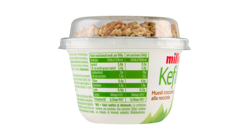 Milk Kefir Muesli Croccante Alla Nocciola 160 G