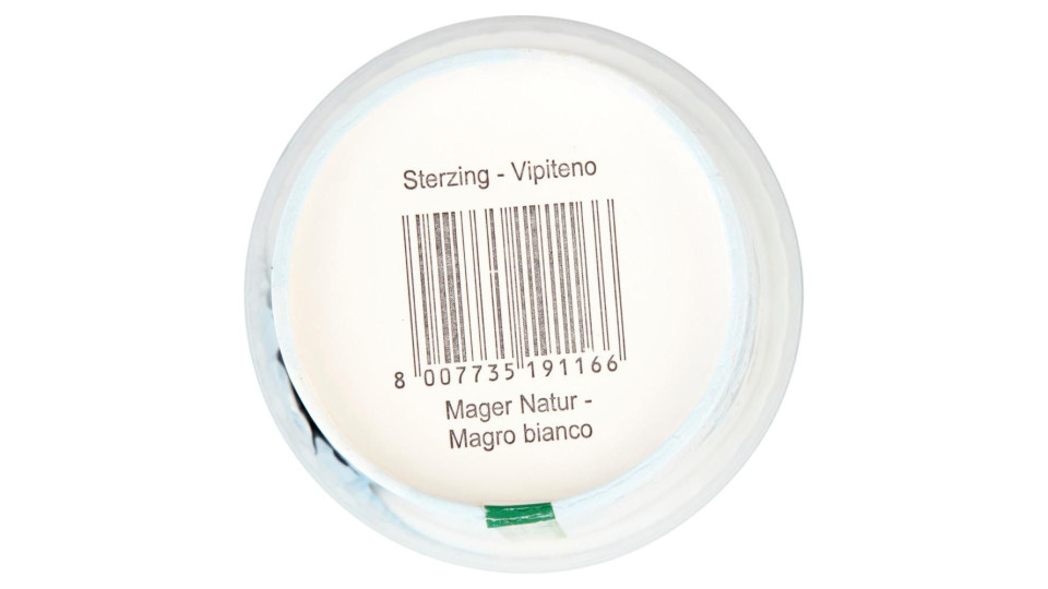 Sterzing Vipiteno Bio Yogurt Da Latte Fieno Magro Bianco 500 G