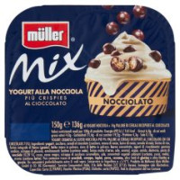Müller Mix Yogurt Alla Nocciola Più Crispies Al Cioccolato 150 G