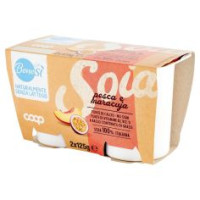 Naturalmente Senza Lattosio Soia Pesca E Maracuja 2 X 125 G