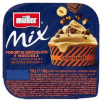 Müller Mix Yogurt Al Cioccolato E Nocciola Con Cioccolato E Nocciole Croccanti 150 G