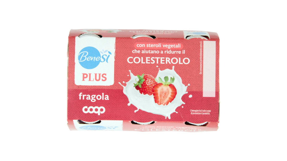 Bevanda A Base Di Latte Fragola Con Steroli Vegetali Che Aiutano A Ridurre Il Colesterolo 6 X 100 G