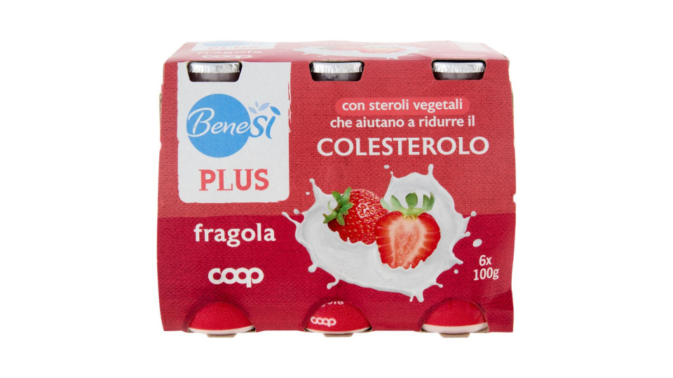 Bevanda A Base Di Latte Fragola Con Steroli Vegetali Che Aiutano A Ridurre Il Colesterolo 6 X 100 G