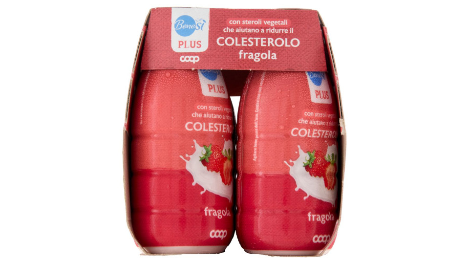 Bevanda A Base Di Latte Fragola Con Steroli Vegetali Che Aiutano A Ridurre Il Colesterolo 6 X 100 G