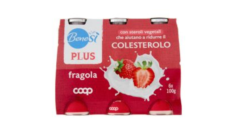 Bevanda A Base Di Latte Fragola Con Steroli Vegetali Che Aiutano A Ridurre Il Colesterolo 6 X 100 G