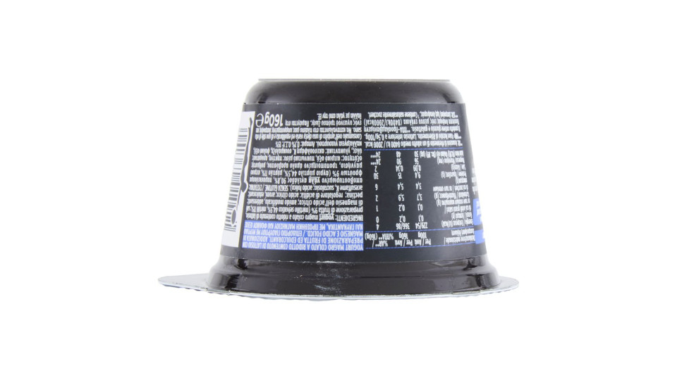 Hipro Yogurt, 15g Proteine,0% Grassi, Gusto Mirtillo,con Magnesio&vit B9,basso In Lattosio,160g