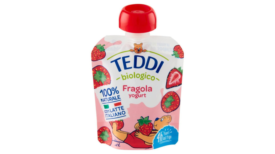 Teddi Biologico Fragola Yogurt 85 G