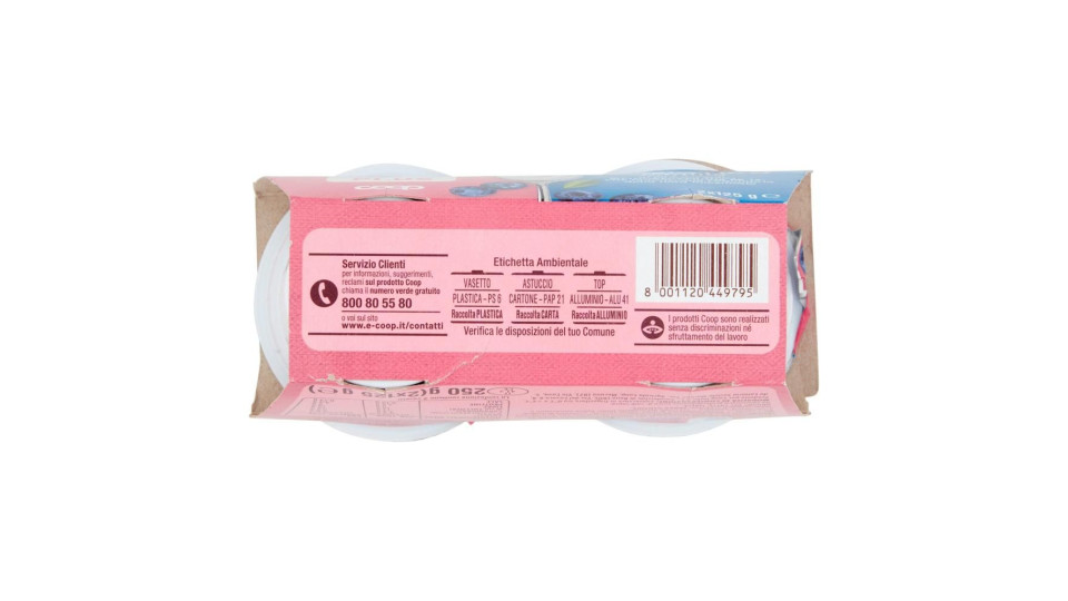 Plus Probiotico Mirtillo 2 X 125 G