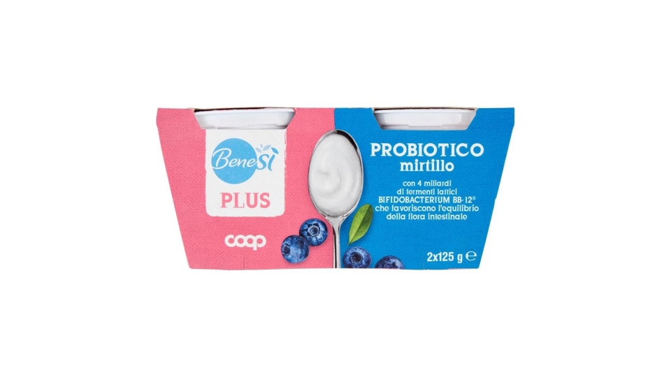 Plus Probiotico Mirtillo 2 X 125 G