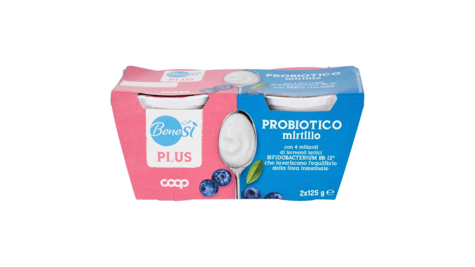 Plus Probiotico Mirtillo 2 X 125 G