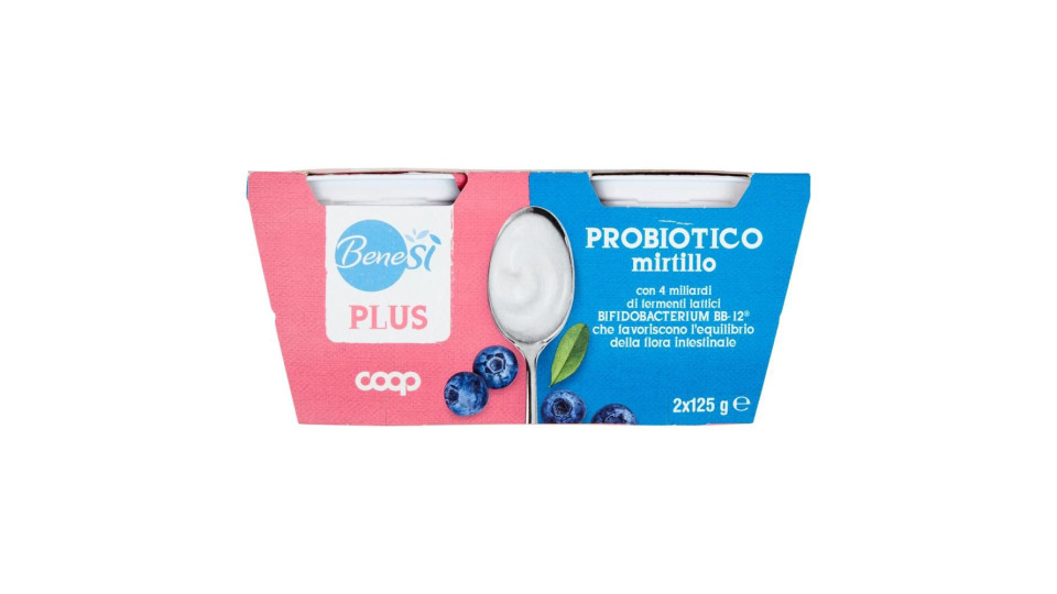 Plus Probiotico Mirtillo 2 X 125 G
