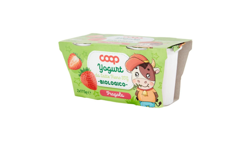 Yogurt Da Latte Fieno Stg Biologico Fragola 2 X 115 G