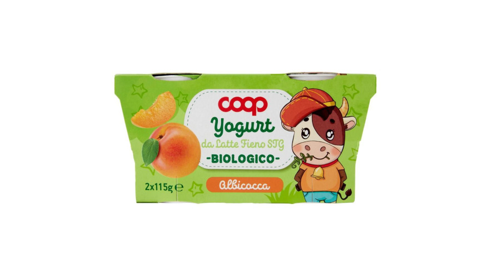 Yogurt Da Latte Fieno Stg Biologico Albicocca 2 X 115 G
