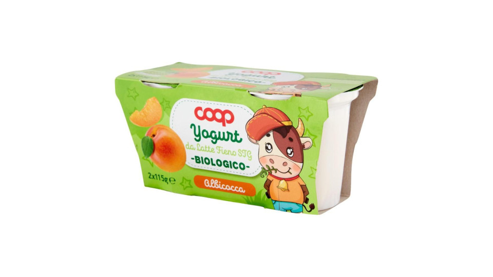 Yogurt Da Latte Fieno Stg Biologico Albicocca 2 X 115 G