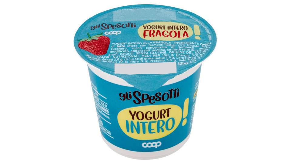 Yogurt Intero Fragola 125 G