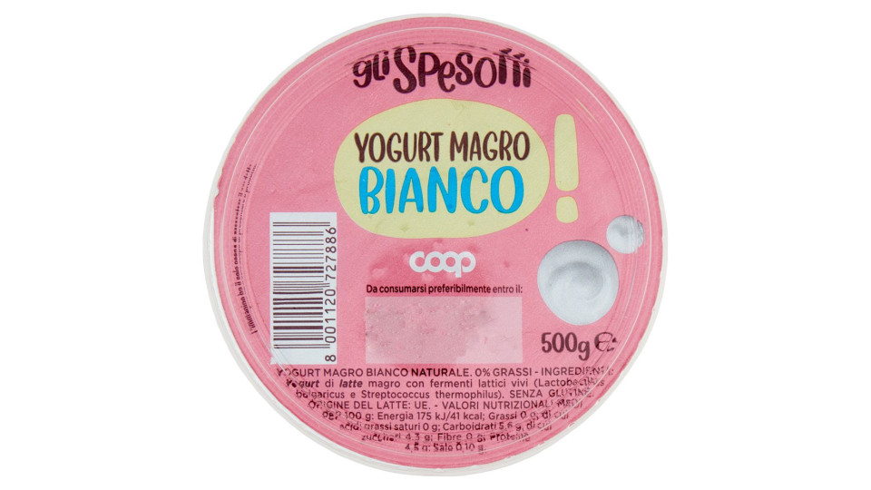 Yogurt Magro Bianco 500 G