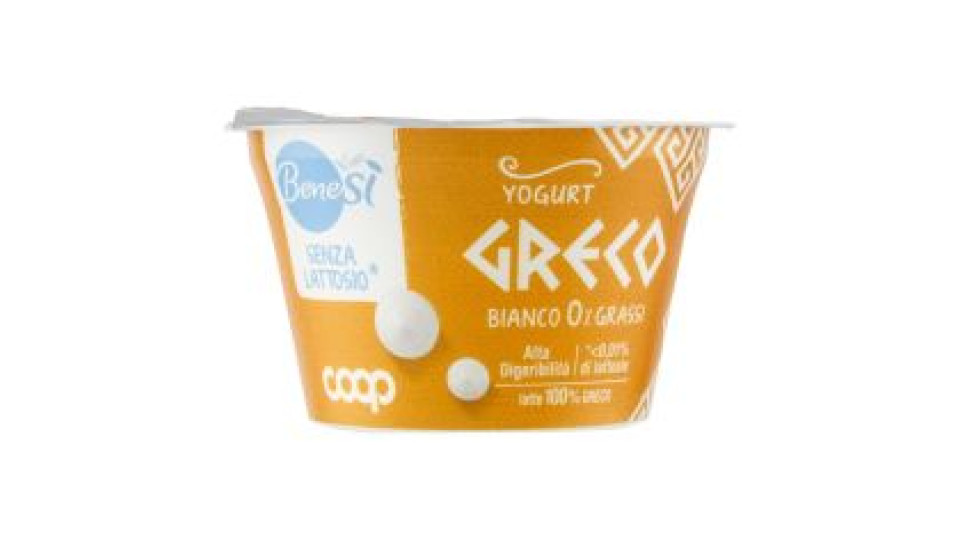 Senza Lattosio* Yogurt Greco Bianco 0% Grassi 150 G