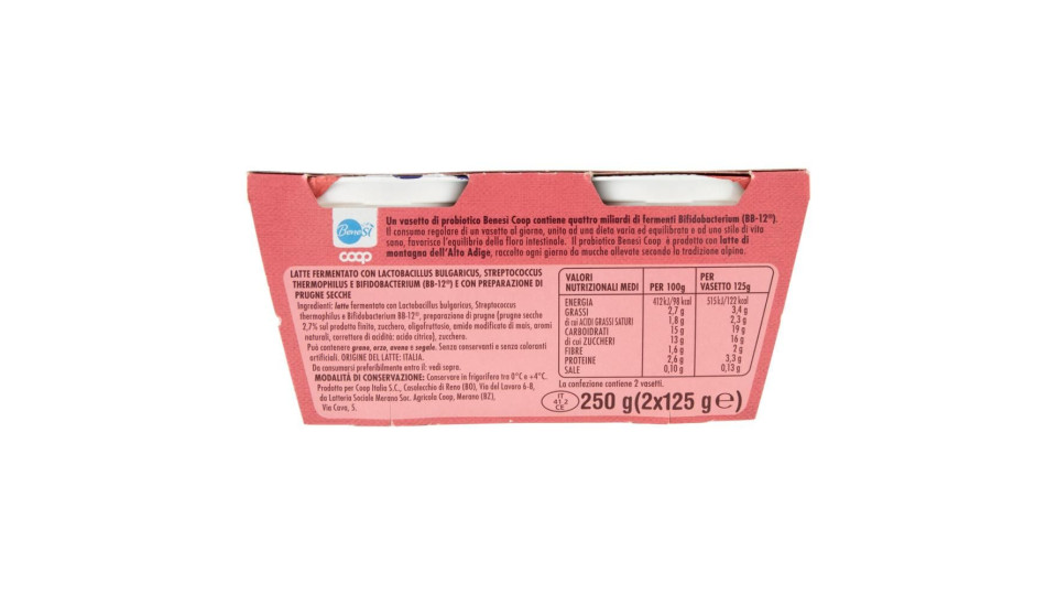 Plus Probiotico Prugna 2 X 125 G